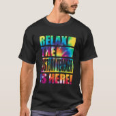 履歴リラックス先生はこちら Tシャツ (正面)