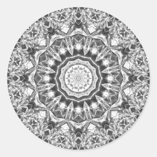 履歴万華鏡のように千変万化するパターン08 ラウンドシール (正面)