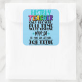 履歴先生のみフルタイム数々のタスク スクエアシール (バッグ)