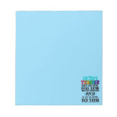 履歴先生のみフルタイム数々のタスク ノートパッド (正面)