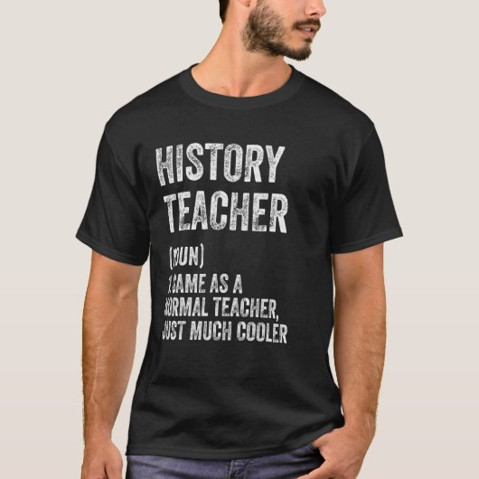 履歴先生定義新学期最初のDa Tシャツ (正面)