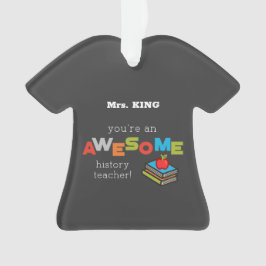 履歴先生感謝の日素晴らし, オーナメント