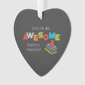 履歴先生感謝の日素晴らし, オーナメント (正面)