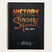 履歴先生隊 プランナー手帳 (正面)