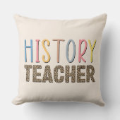 履歴先生 クッション (正面)