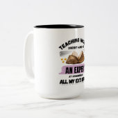 履歴先生:デートすること災害ではなく日付 ツートーンマグカップ (正面左)