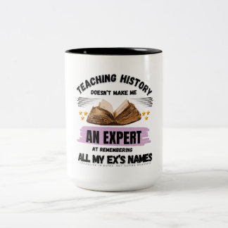 履歴先生:デートすること災害ではなく日付 ツートーンマグカップ