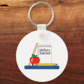 履歴先生（ノートブック） キーホルダー (正面)