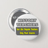 履歴先生..頭が切れる. 缶バッジ (正面&裏面)
