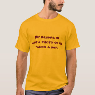 履歴書 Tシャツ