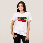 履歴月のTシャツの強化と教育 トライブレンドTシャツ (正面全面)