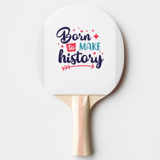 履歴生まれ卓球ラケットを作成すやる気を起こさせるる 卓球ラケット (正面)