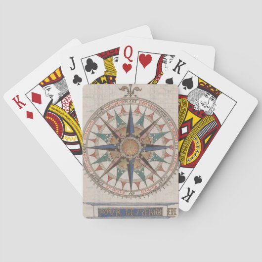 履歴航海のコンパス(1543) トランプ (裏面)