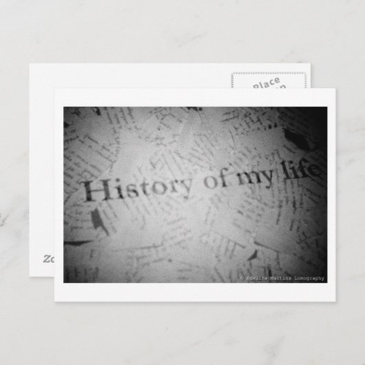 履歴 ポストカード (正面/裏面)
