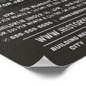 履歴Blackboard、履歴コー広告ス ポスター (角)