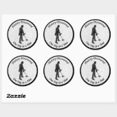 履歴YouTubeチャンネルをテーマにしたステッカーを発見 ラウンドシール (シート)