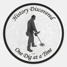 履歴YouTubeチャンネルをテーマにしたステッカーを発見 ラウンドシール