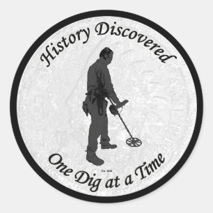 履歴YouTubeチャンネルをテーマにしたステッカーを発見 ラウンドシール