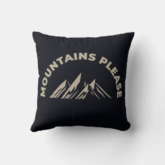 山々お願い クッション (裏面)