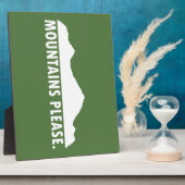 山々お願い フォトプラーク (側面)