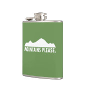 山々お願い フラスク (左)