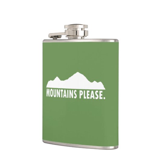 山々お願い フラスク (左)