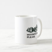 山々からの呼び声 コーヒーマグカップ (正面右)