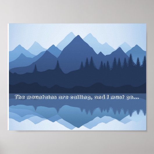 山々がポスターを呼んでいる ポスター (正面)