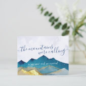 山々が写真の発表を結婚呼んでいた 案内ポストカード (スタンド正面)