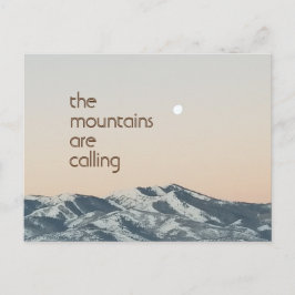 山々が写真はがきを呼んでいる ポストカード
