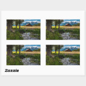 山々が呼び出している私は行かなければならない – ミュア 長方形シール (シート)