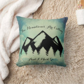 山々が呼び出している&私は山の空に行かなければならない クッション (ブランケット)