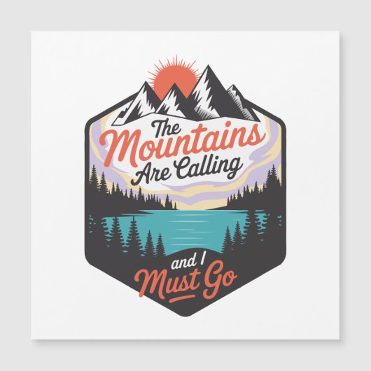 山々が呼び出している – 自然冒険 (正面)