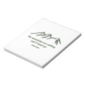 山々が呼び出し/雪の積もったmtns ノートパッド (回転)