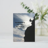 山々が呼び寄せていて私は行かなければならない。 ポストカード (スタンド正面)