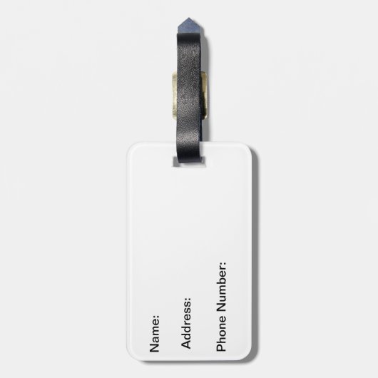 山々が呼び寄せていて私は行かなければならない。 ラゲッジタグ (裏面縦)