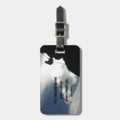 山々が呼び寄せていて私は行かなければならない。 ラゲッジタグ (正面縦)