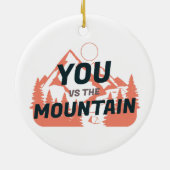 山々が呼び寄せていて行かねばならない セラミックオーナメント (裏面)