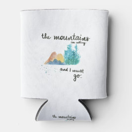 山々が呼び寄せていて行かねばならない 缶クーラー