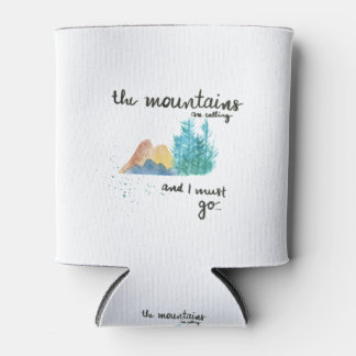 山々が呼び寄せていて行かねばならない 缶クーラー