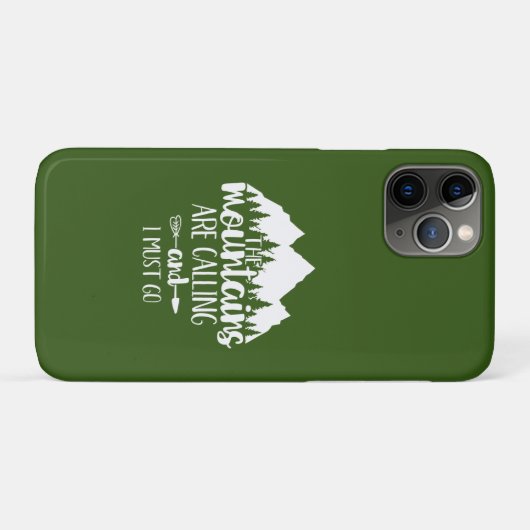 山々が呼び寄せているからケースメイトに行かねばならない Case-Mate iPhoneケース (裏面(横))