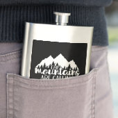 山々が呼び寄せているから行かねばならない フラスク (インサイチュ)