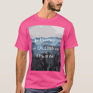 山々が呼び掛けてるから図解しなけりゃならぬ Tシャツ