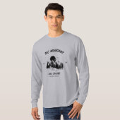山々が呼んでいる、さあ行こう! Tシャツ (正面フル)