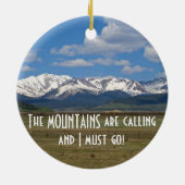 山々が呼んでいる…オーナメント セラミックオーナメント (裏面)
