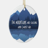 山々が呼んでいる…オーナメント セラミックオーナメント (右)