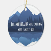 山々が呼んでいる…オーナメント セラミックオーナメント (左)