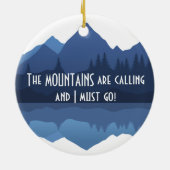 山々が呼んでいる…オーナメント セラミックオーナメント (裏面)