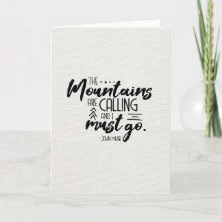 山々が呼んでいる カード