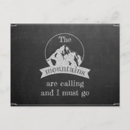 山々が呼んでいる ポストカード